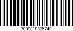 Código de barras (EAN, GTIN, SKU, ISBN): '7899819325748'