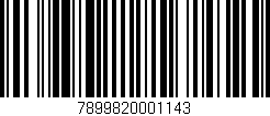 Código de barras (EAN, GTIN, SKU, ISBN): '7899820001143'