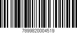 Código de barras (EAN, GTIN, SKU, ISBN): '7899820004519'