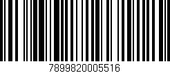 Código de barras (EAN, GTIN, SKU, ISBN): '7899820005516'