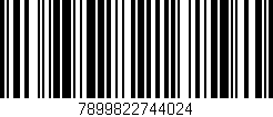 Código de barras (EAN, GTIN, SKU, ISBN): '7899822744024'