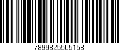 Código de barras (EAN, GTIN, SKU, ISBN): '7899825505158'