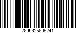 Código de barras (EAN, GTIN, SKU, ISBN): '7899825805241'