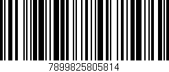 Código de barras (EAN, GTIN, SKU, ISBN): '7899825805814'