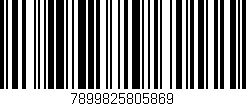 Código de barras (EAN, GTIN, SKU, ISBN): '7899825805869'