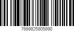 Código de barras (EAN, GTIN, SKU, ISBN): '7899825805890'