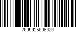 Código de barras (EAN, GTIN, SKU, ISBN): '7899825806828'