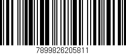 Código de barras (EAN, GTIN, SKU, ISBN): '7899826205811'