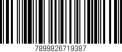 Código de barras (EAN, GTIN, SKU, ISBN): '7899826719387'