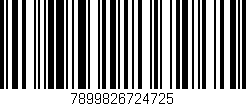 Código de barras (EAN, GTIN, SKU, ISBN): '7899826724725'