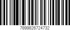 Código de barras (EAN, GTIN, SKU, ISBN): '7899826724732'