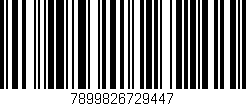 Código de barras (EAN, GTIN, SKU, ISBN): '7899826729447'