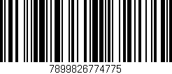 Código de barras (EAN, GTIN, SKU, ISBN): '7899826774775'