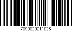 Código de barras (EAN, GTIN, SKU, ISBN): '7899828211025'