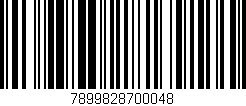 Código de barras (EAN, GTIN, SKU, ISBN): '7899828700048'