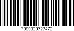 Código de barras (EAN, GTIN, SKU, ISBN): '7899828727472'