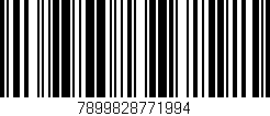Código de barras (EAN, GTIN, SKU, ISBN): '7899828771994'