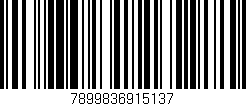 Código de barras (EAN, GTIN, SKU, ISBN): '7899836915137'