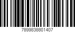 Código de barras (EAN, GTIN, SKU, ISBN): '7899838801407'