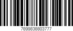 Código de barras (EAN, GTIN, SKU, ISBN): '7899838803777'