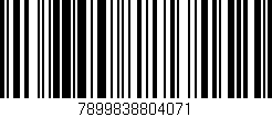 Código de barras (EAN, GTIN, SKU, ISBN): '7899838804071'