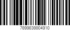 Código de barras (EAN, GTIN, SKU, ISBN): '7899838804910'