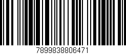 Código de barras (EAN, GTIN, SKU, ISBN): '7899838806471'