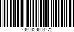 Código de barras (EAN, GTIN, SKU, ISBN): '7899838808772'