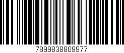 Código de barras (EAN, GTIN, SKU, ISBN): '7899838809977'