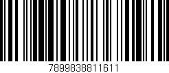 Código de barras (EAN, GTIN, SKU, ISBN): '7899838811611'