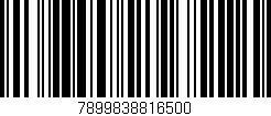 Código de barras (EAN, GTIN, SKU, ISBN): '7899838816500'