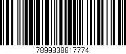 Código de barras (EAN, GTIN, SKU, ISBN): '7899838817774'