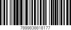Código de barras (EAN, GTIN, SKU, ISBN): '7899838818177'