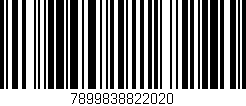 Código de barras (EAN, GTIN, SKU, ISBN): '7899838822020'