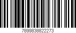 Código de barras (EAN, GTIN, SKU, ISBN): '7899838822273'