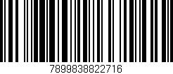 Código de barras (EAN, GTIN, SKU, ISBN): '7899838822716'