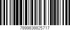 Código de barras (EAN, GTIN, SKU, ISBN): '7899838825717'