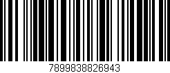 Código de barras (EAN, GTIN, SKU, ISBN): '7899838826943'