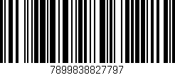 Código de barras (EAN, GTIN, SKU, ISBN): '7899838827797'