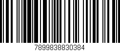 Código de barras (EAN, GTIN, SKU, ISBN): '7899838830384'