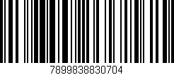 Código de barras (EAN, GTIN, SKU, ISBN): '7899838830704'