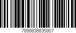 Código de barras (EAN, GTIN, SKU, ISBN): '7899838835907'