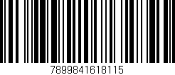 Código de barras (EAN, GTIN, SKU, ISBN): '7899841618115'