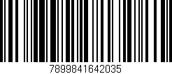 Código de barras (EAN, GTIN, SKU, ISBN): '7899841642035'