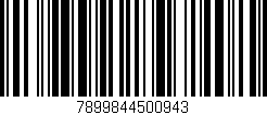 Código de barras (EAN, GTIN, SKU, ISBN): '7899844500943'