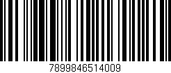 Código de barras (EAN, GTIN, SKU, ISBN): '7899846514009'