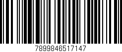 Código de barras (EAN, GTIN, SKU, ISBN): '7899846517147'