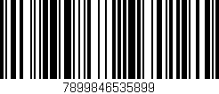 Código de barras (EAN, GTIN, SKU, ISBN): '7899846535899'