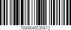 Código de barras (EAN, GTIN, SKU, ISBN): '7899846535912'