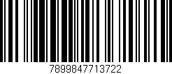 Código de barras (EAN, GTIN, SKU, ISBN): '7899847713722'